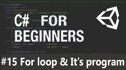 15 For loop in C #(Basics of for loop ) in Hindi |Loops in Hindi |Looping statements in C#