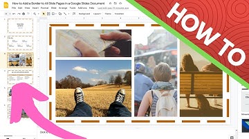 How to Add a Border to All Slide Pages in a Google Slides Document