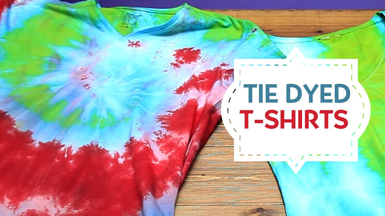 DIY: Tie Dyed T-Shirts - YouTube