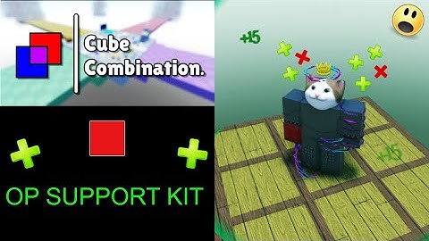 Roblox - Cube Combination: How To Make An OP Support Kit