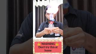 Perfume and plastic bottle trick #shorts #hardexperiment