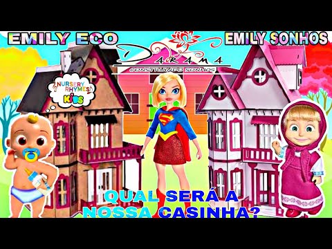 🏘️ Challenge / What is our Dream House at Darama Brasil?- Cartoons / Nursery Rhymes Kids - jj Doll