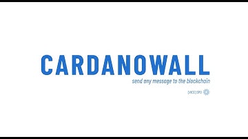 CardanoWall.com - Send any message to the blockchain. IG + Twitter on the Cardano blockchain.
