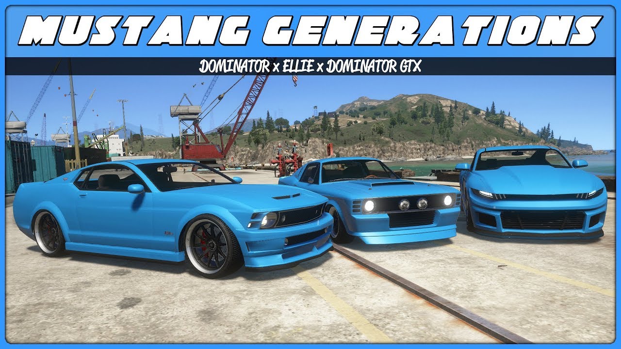 MUSTANG GENERATIONS! (GTA 5 Online Car Meet) YouTube