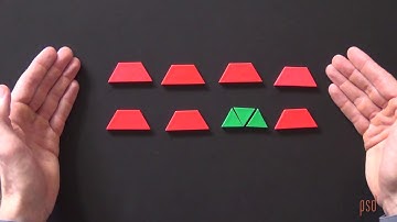 Addition and Subtraction of Fractions with Unlike Denominators using Pattern Blocks | Do the Math