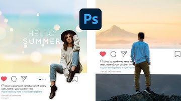 How to Create 3D Instagram Photo Frame | Photoshop Bangla Tutorial