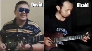 Rock Fusion Guitar Jamming - David JR & Rizaki Satriani