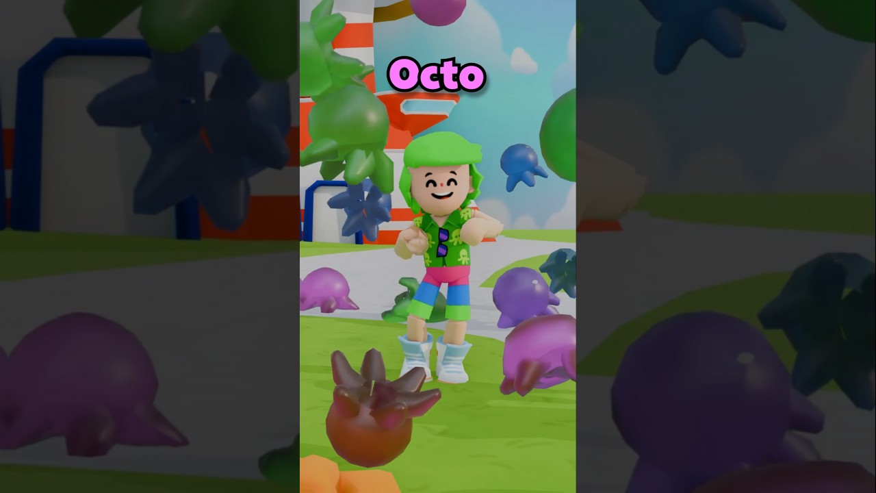 Raining Octopus in PK XD 