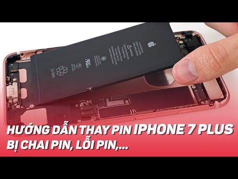 Hướng dẫn chi tiết THAY PIN IPHONE 7 PLUS bị chai pin | Điện Thoại Vui