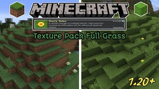 Texture Pack Full Grass  || ( 1.20  )