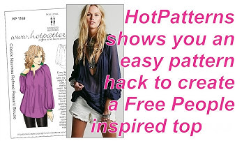 FREE SEWING LESSON make a Free People inspired top