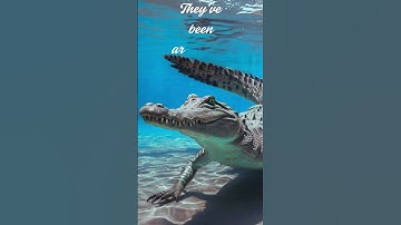 Did You Know? 🐊 Crocodiles Are Living Dinosaurs! #Shorts