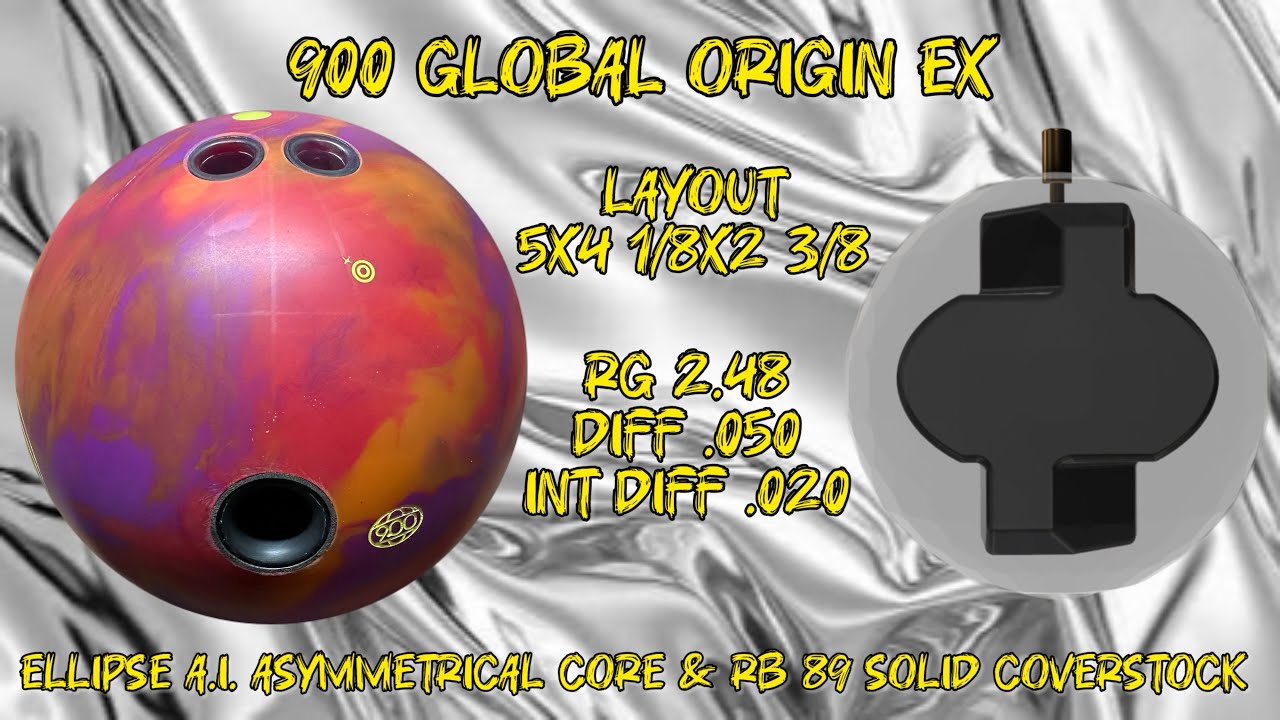 900 Global Origin EX Bowling Ball Review - YouTube