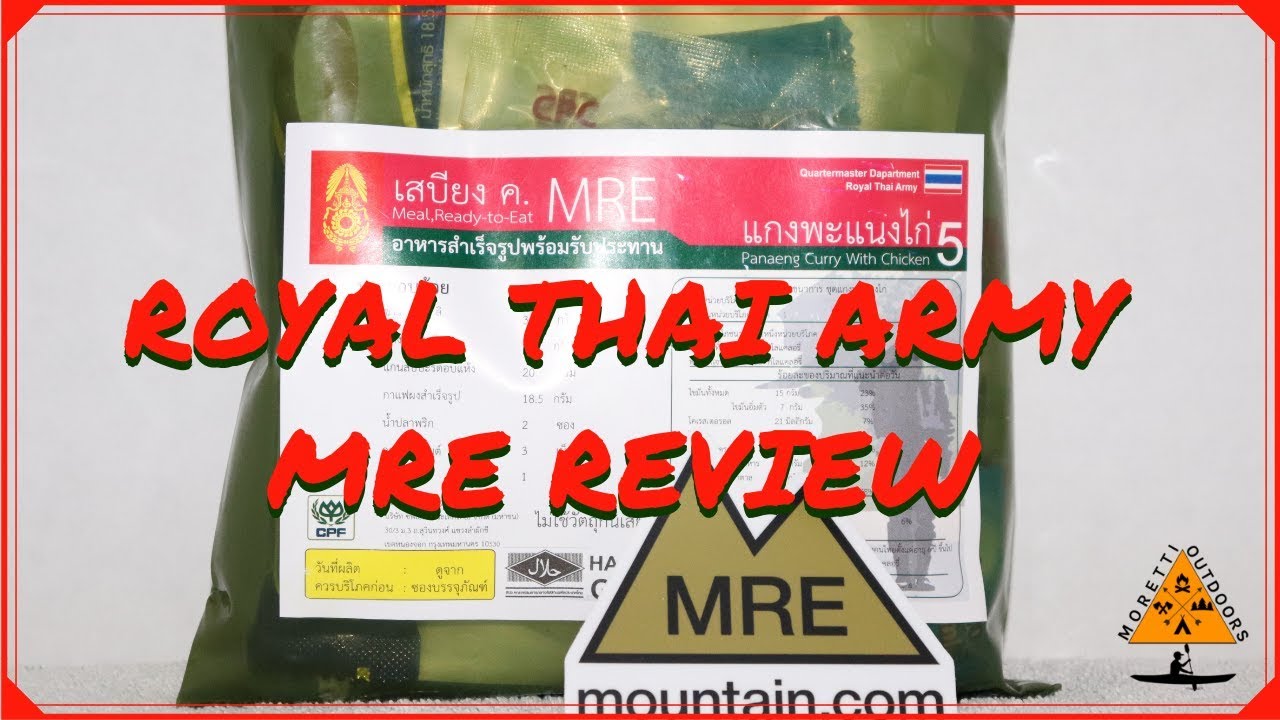 Royal Thai Army MRE Review