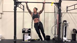 Chain Pull-ups Drop Set