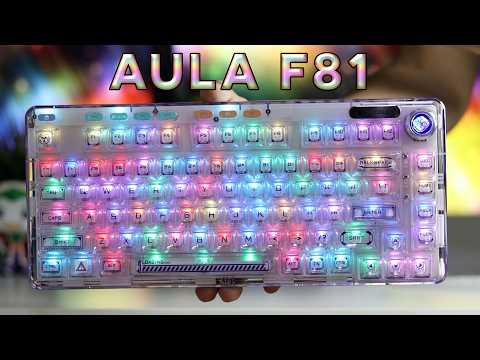 AULA F81 Amazing Transparent Keyboard