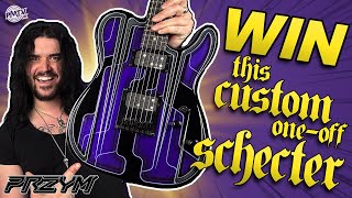 Win A Custom Schecter Guitar! - One Of A Kind Unique Artwork By Przym!