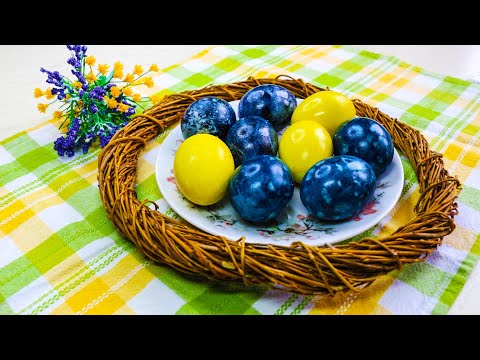 Красим яйца на Пасху натуральными красителями