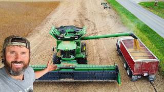 We Grow Vegetables… But We Also Harvest 800 Acres of Soybeans!