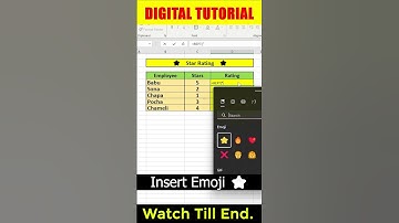 Get 5 Stars in Excel: How to Create a Professional Star Rating System | Digital Tutorial 😍😍😍