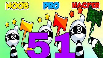 NOOB vs PRO vs HACKER in Draw Hero 3D ❤️ All Levels Gameplay, NEW Games iOS, Android