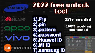 2022 Samsunghuaweivivooppomi Unlock Tool  Tft Mtk V6 Download Link  100 Working And Tested