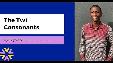 The Twi Consonant (beginner level 1)