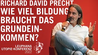 Unerhörte Freiheit? Richard David Precht und Sven Prien-Ribcke auf der Utopie-Konferenz 2022