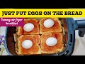 Air fryer Breakfast, If you have Eggs, Cheese and Brioche Bread,  try this tasty Viral Recipe. thumbnail