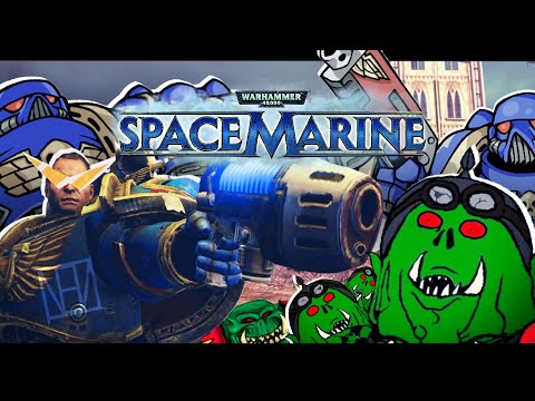 Видео: Короче Warhammer 40000 Space Marine