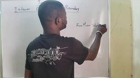 Interior,  Exterior and Boundary