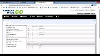 Employer on the GO Tutorial: Navigate Enter Payroll Setup Menu
