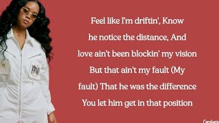 H.E.R - Against Me (lyrics)