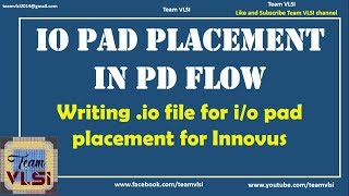 IO pad placement | .io file writing | pad placement in Physical design flow screenshot 4