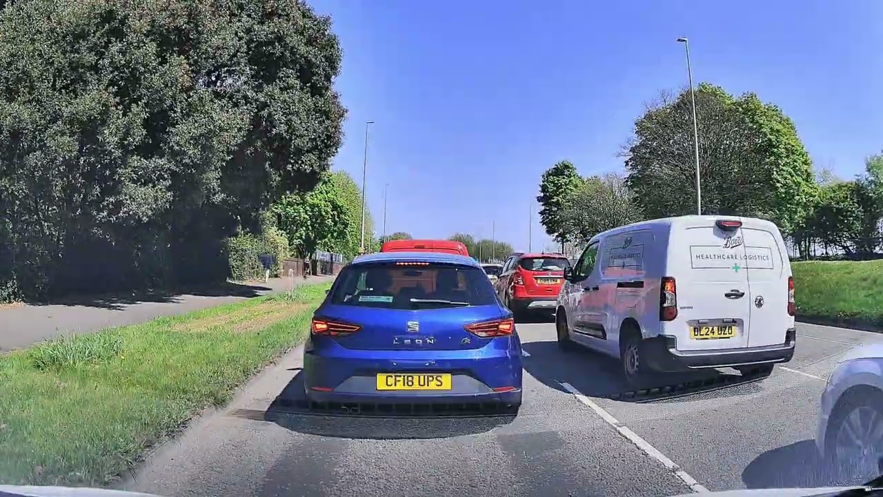 Speeded up 120 Mile Journey from Newport to Swansea and Back Via the M4 Motorway