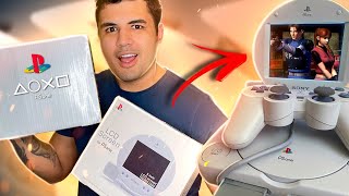 UNBOXING PLAYSTATION 1 LACRADO!! DEU MUITO RUIM!