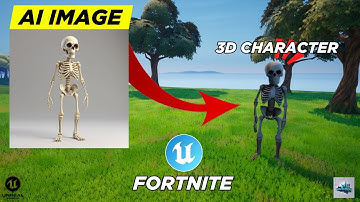 Turn any AI generated Image to 3D Game Ready Character for UEFN and Unreal Engine