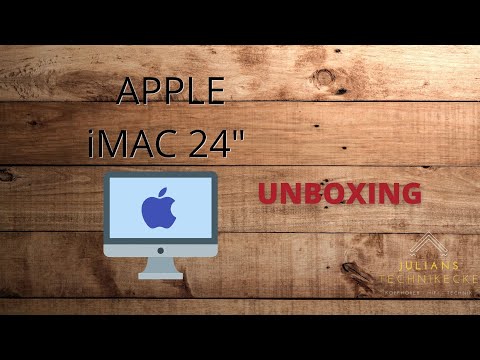 iMac 24&quot; Unboxing und erster Eindruck