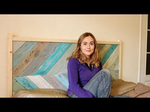 diy-chevron-pallet-wood-£10-headboard-/-the-carpenter's-daughter
