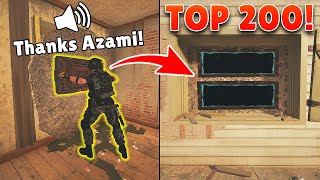 TOP +200 *0.01% Chance \& Funny Fails* Moments in Rainbow Six Siege