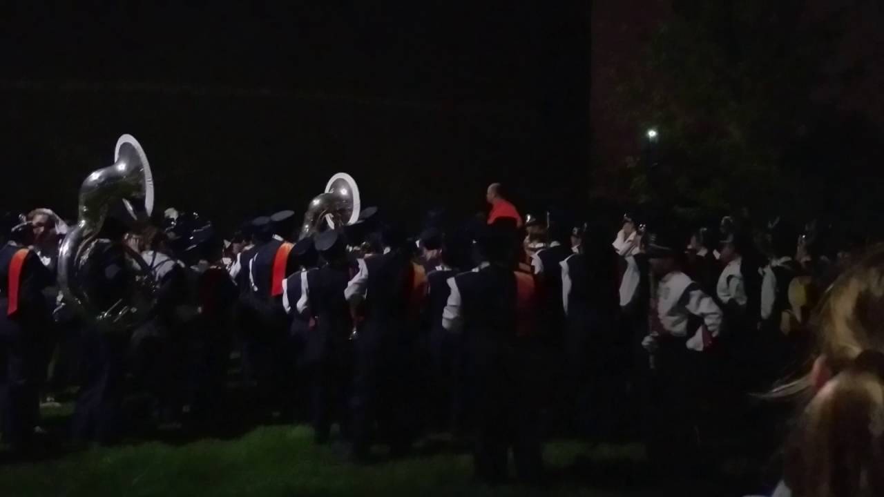 Oswego high school marching band Amazing Grace 9/16/]6 YouTube