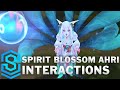 Spirit Blossom Ahri Special Interactions