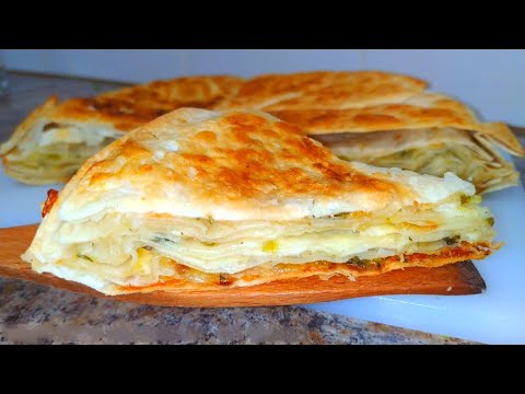 Нереальная ВКУСНОТА 😋 Завтрак за 10 минут!  Ленивый Хачапури из Лаваша на сковороде