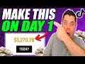 How To Make Money On TikTok Affiliate Marketing ($1,000+ ON DAY ONE) Step By Step