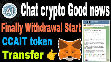 chat crypto AI | Chat crypto withdrawal in metamask | chat crypto new update | CCAIT token release