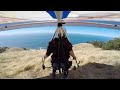 Flying my hang glider straight into a mountain