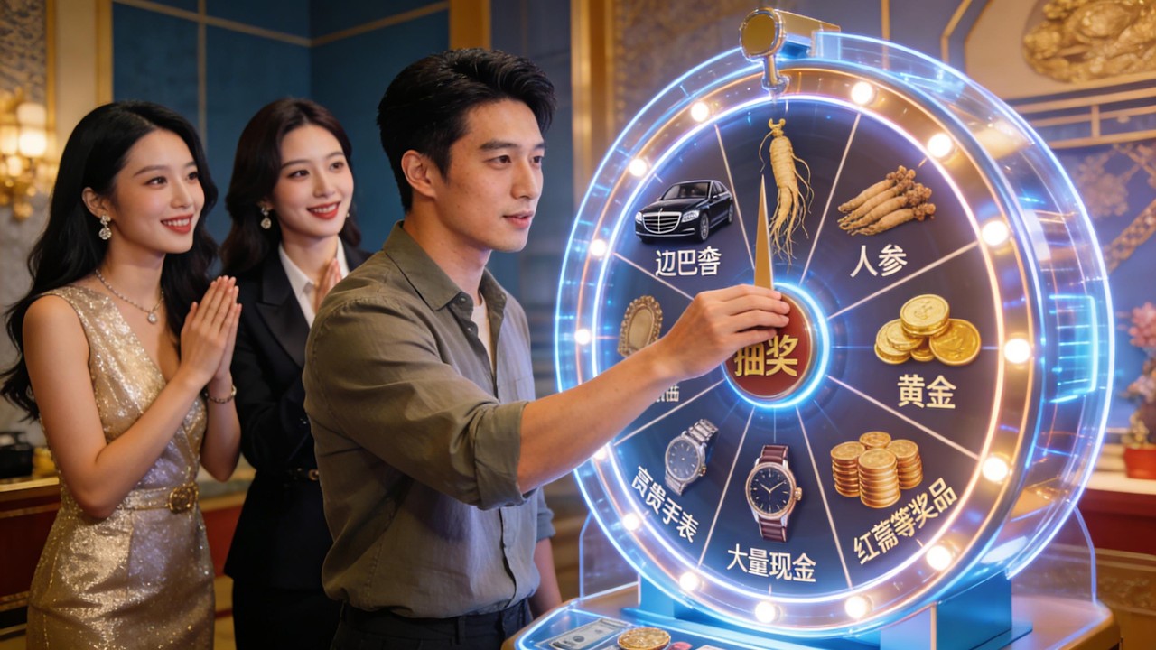 綁定幸福抽獎系統！窮小夥靠攢快樂狂賺萬億！