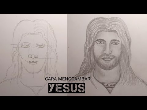 Cara Menggambar Yesus (Step By Step) - YouTube