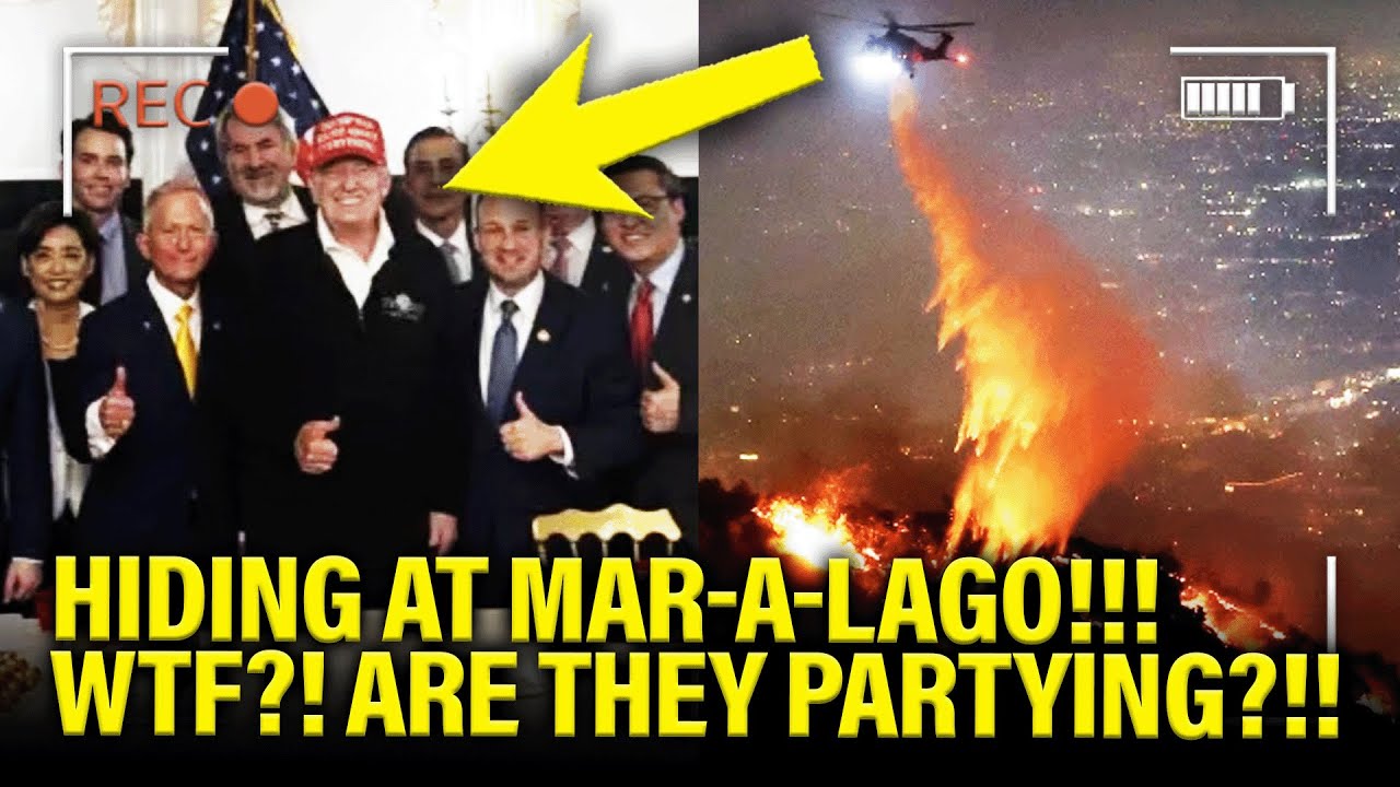 Republicans RUN AWAY from Fire and HIDE OUT with Trump