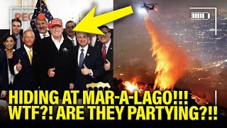 Republicans RUN AWAY from Fire and HIDE OUT with Trump